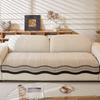 Special-Shaped Sofa Cushion  New Irregular Seat Cushion Fixed Non-Slip Machine Washable High-End Straight Row Sofa Cover