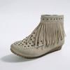 Ankle Boots for Women Short Trend Studded Cowboy Western New Rock Punk Flat Stylish Plus Size Offers Booties for Modern