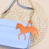 Cute Leather Horse Bag Charms Creative Animal Patterns Women'S Bag Pendant Backpack Pendant Accessories Gifts