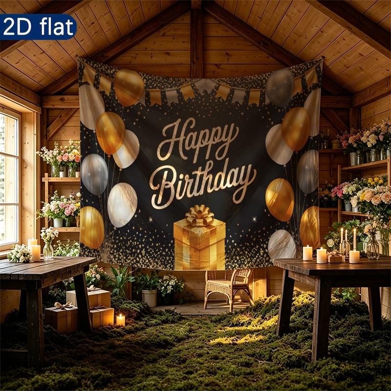 Party Backdrop Birthday White Silver Photo Booth Background Front Door Decor