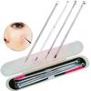 4Pcs/set Acne Blackhead Removal  Stainless Pimple Spot Comedone Extractor Beauty Face Clean Care Tools Facial Pore Cleanser