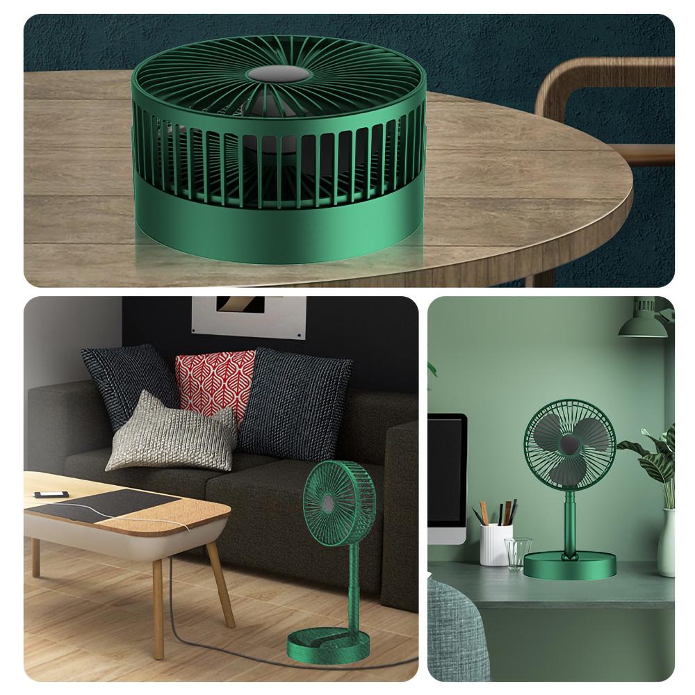 Silent 3 Gear Electric Fan Folding Summer Desktop Fan Foldable Telescopic Fan Mini Fan Ventilador