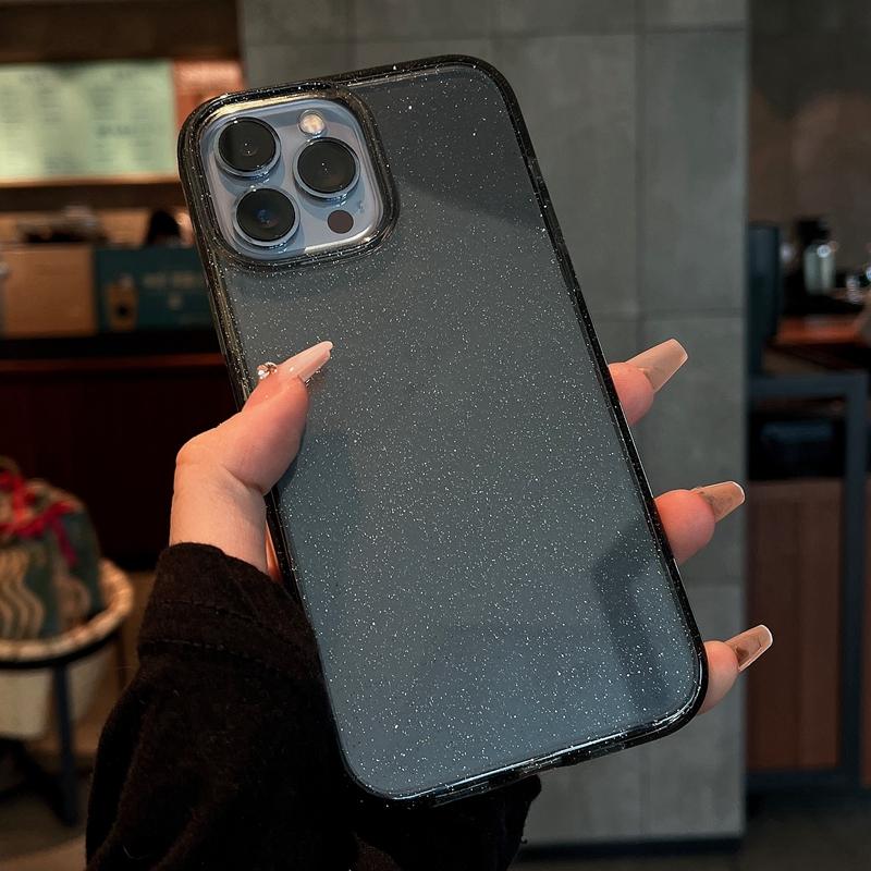Роскошный Блестящий Глиттер Блинг Прозрачный Чехол Для iPhone 16 Pro Max 15 14 13 12 11 XR XS X 7 8 Plus SE Модный Мягкий Противоударный Чехол