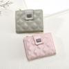 2025 New Short Wallet Female WaIIet Rhombus Premium Small Fragrant Texture Change Bag