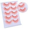 White Anime Manga Lashes Pink False Eyelashes Natural Cosplay Lashes  Women