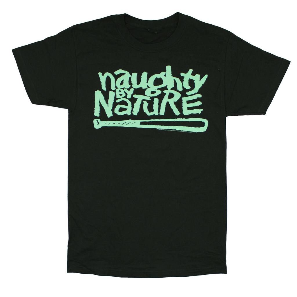 Men's Naughty By Nature Glow Bat T-shirt XX-Large Black