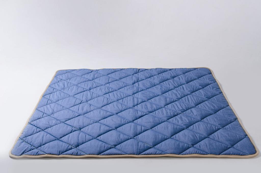 Одеяло из овечьей шерсти мериносов 400 г/м2 Goodnight.Store Синий Всесезонное