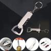 3 In 1 Keychain Beer Bottle Opener Stainless Steel Portable Red Wine Beer Bottle Opener Foil Cutter  Kitchen Tool