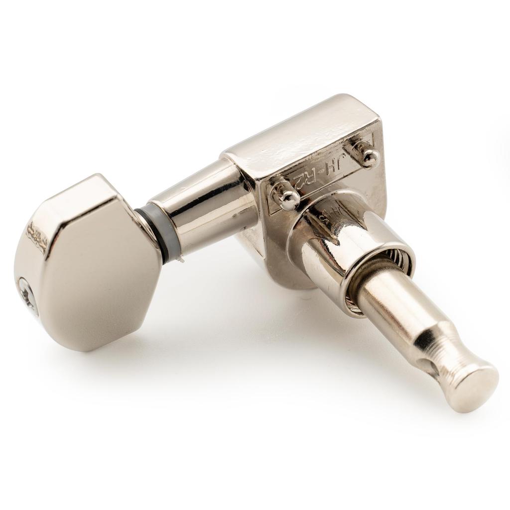 Musiclily Pro guitar tuning square for electric nickel 6-in-line 2-pin pegs, (SQ), Stratocaster/Telecaster guitars, finish.
