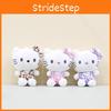 Cute Leopard Plush Print Cat Keychain Soft Toy Doll Bag Charm For Kids