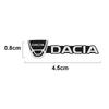 BGS1 3D Aluminum Car Audio Stereo Speaker Badge Emblem Sticker For Dacia Duster Logan Spring Sandero Stepway Dokker Lodgy Jogger MCV