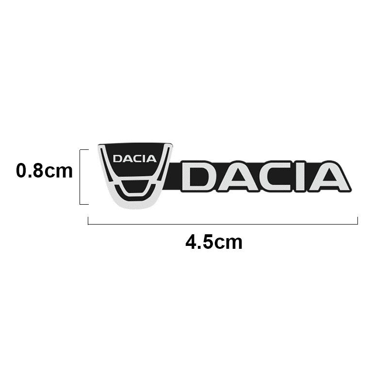 BGS1 3D Aluminum Car Audio Stereo Speaker Badge Emblem Sticker For Dacia Duster Logan Spring Sandero Stepway Dokker Lodgy Jogger MCV