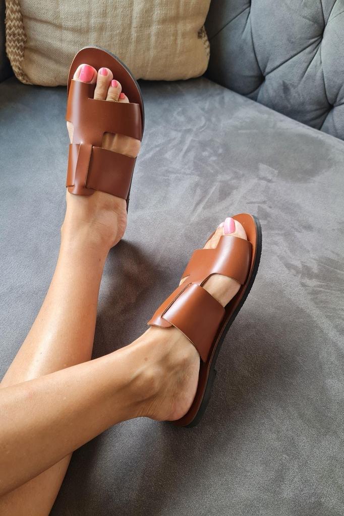 Женские повседневные сандалии на каблуке из натуральной кожи, летняя обувь Bodrum