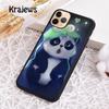 Krajews Cute Baby Panda For iPhone 17 Air 16 Phone Case Cover 15 14 plus 12 13 pro max coque