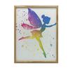 Poster Fairytale Fairy In Rainbow Colors Poster Fairytale Fairy In Rainbow Colors, 40X50 Cm, Gold Aluminum Frame, 230 Gsm Matte Paper