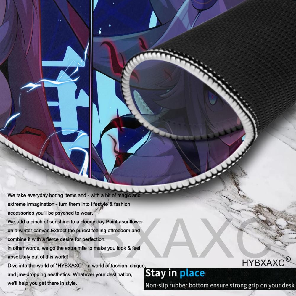 HYBXAXC Genshin Impact Фурина Аниме Игра Коврик для мыши Офисный ПК Кавайные Игровые Аксессуары Клавиатура Коврик для мыши Коврик для ноутбука Ковер