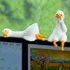 Милая 3D Фигурка Утки из Смолы Животное Декор Для Приборной Панели Автомобиля Стола Дома Прекрасное Мини-Изделие Украшение Подарок Для Друзей Украшение Утка
