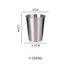 Stainless Steel Beer Mug Coffee Tea Wine Milk Tumbler Portable Travel Office Water Cup Drinkware Kitchen Drinking Mug Bar Supply