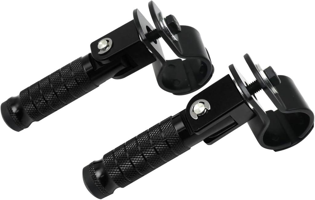 Подставка для ног мотоцикла, универсальная металлическая педаль для мотоцикла, складная подножка, противоскользящие складные педали для велосипеда, скутера, мотоцикла