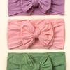 New Baby Headband Headband, Children's Plain Bow Headscarf Hair Accessories, Baby Knotted Headband.