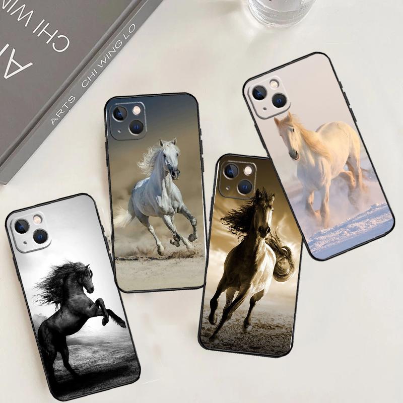 Чехол Бегущие лошади для Xiaomi Redmi Note 14 Pro 13 12 11 10 15 Pro Plus Redmi 15 14C 13C 10C 12C 15C Funda