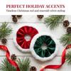 White Trim Plush Hair Bands Elastic Hair Ties Stretchy Headwear Ornament  Party