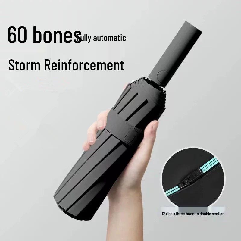 Пользовательский УФ Черный Клей Зонт от Солнца и Дождя – Женский Трехсложный Дизайн с Нанесением Логотипа.