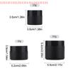 Plastic Lid Empty Jars Black Glass Cream Jar Cosmetic Container 10/30/60g Glass Bottle Make Up Container Travel Cosmetic Jars