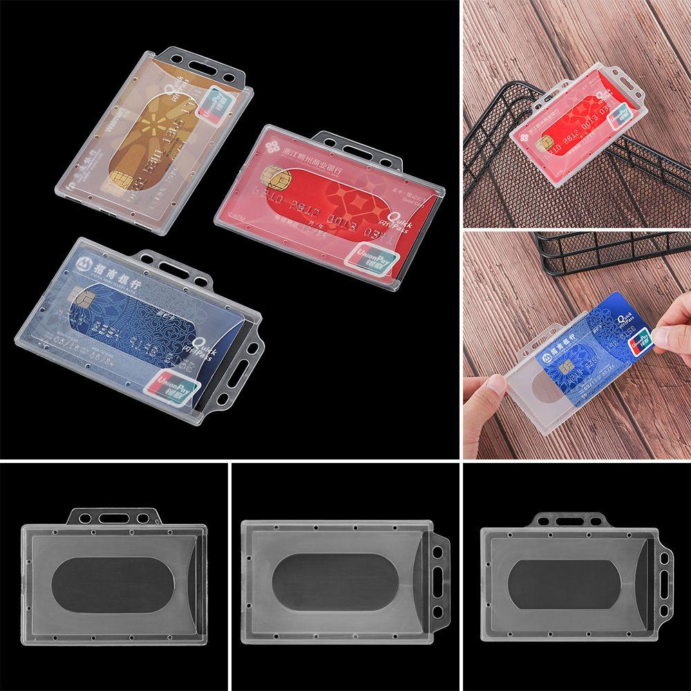 ID Business Case Office School Badge Name Card Work Card Holders Card Sleeve ID Card Pouch