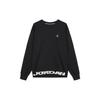MVP Letter Pattern Fleece Crewneck Sweatshirt Men Sweatshirt Black FV7437-010
