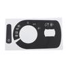 Light Switch Repair Sticker Car Switch Sticker Black Overlay Button Replacement