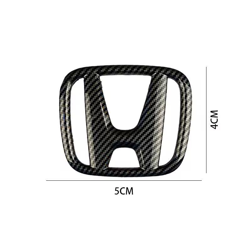 fxsh5 1Pcs Car Steering Wheel Decoration Sticker Badge Auto Styling For Honda Civci CRV Accord Mugen Prelude FIT City CRZ CRX Jazz D