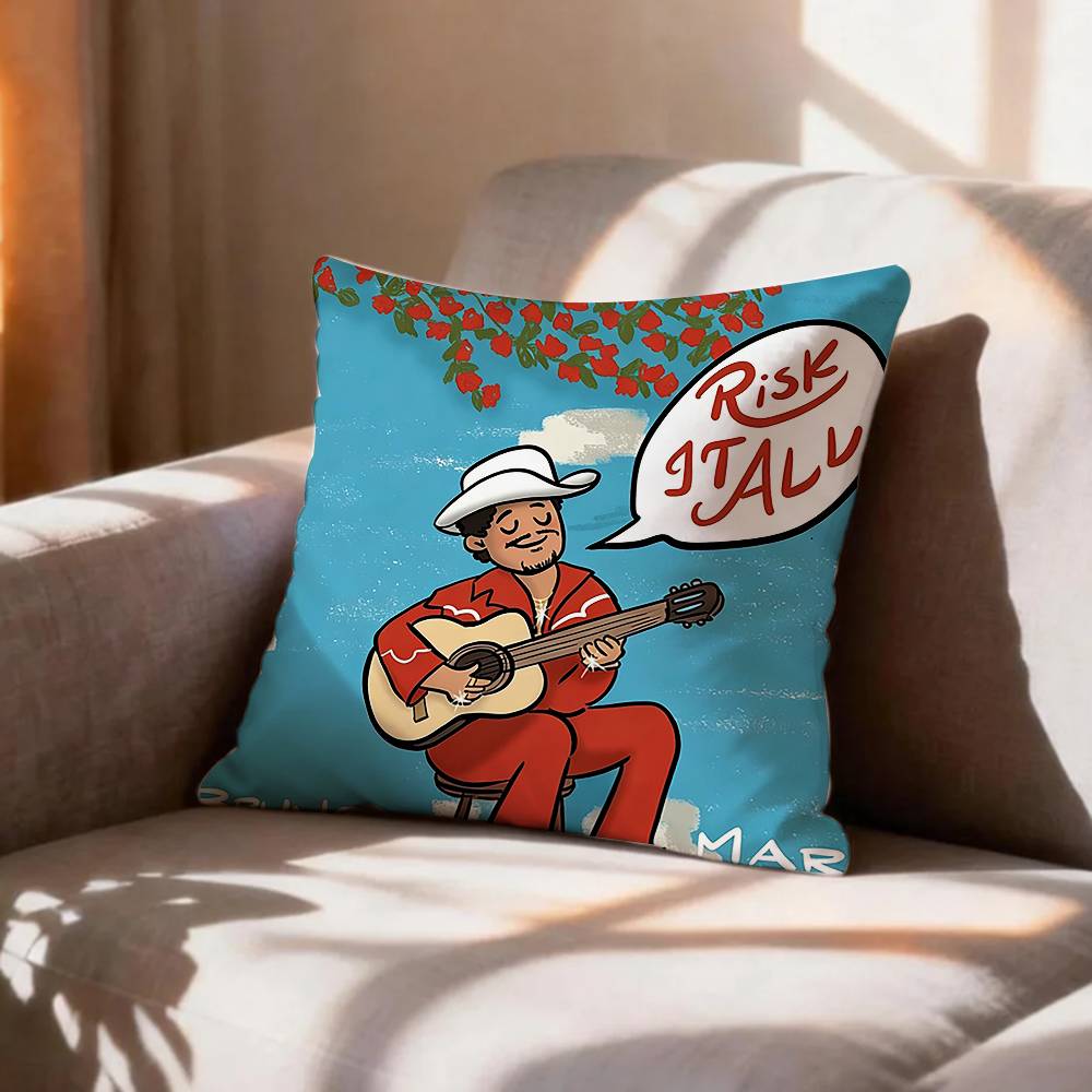 COOL The ROMATIC BBruno Mars Pillow Case Pattern Printed Pillowcase For Living Room Sofa Cushion Cover