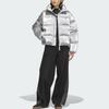 adidas Оригиналы FW25 Короткий пуховик однотонный с логотипом повседневный теплый спортивный пуховик из утиного пуха короткая куртка-пуховик женская куртка KC5402