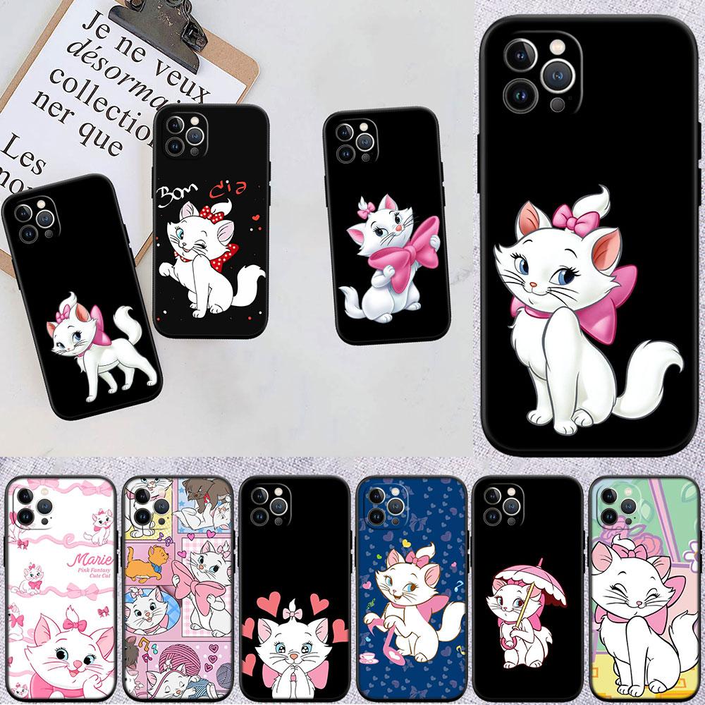CJ99 The Aristocats Marie Soft Shell Phone Case for iPhone 16 15 14 13 12 Pro Max Plus Mini