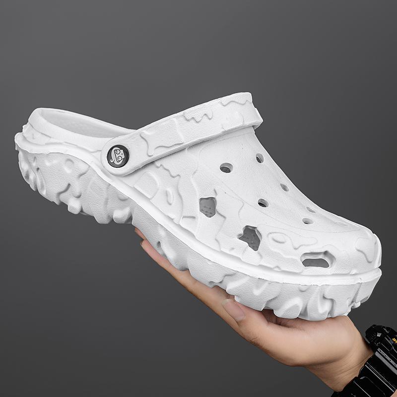 Модные высококачественные мужские водонепроницаемые туфли из ЭВА, классические женские сандалии, мужские пляжные шлепанцы для отдыха на природе, нескользящие повседневные тапочки для пар