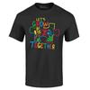 Let's Grow Together Autism Puzzle Piece T-shirt Autism Shirts