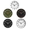 Wall Clock Quartz Movement Clear Display Large 3D Numbers Silent Operation Battery-Powered Non-Ticking Clock
