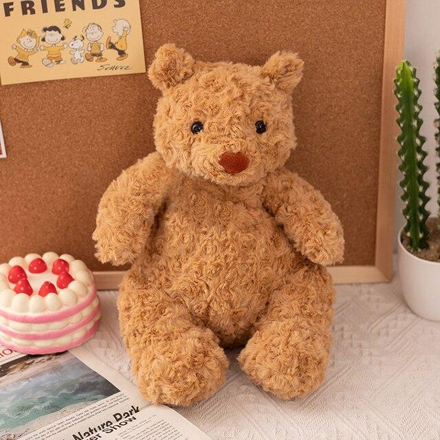1pc 40cm Adorable Cartoon Teddy Bear Plush Toys Stuffed Soft Animals Dressing Up Doll For Girls Kids Room Decor Birthday Gifts