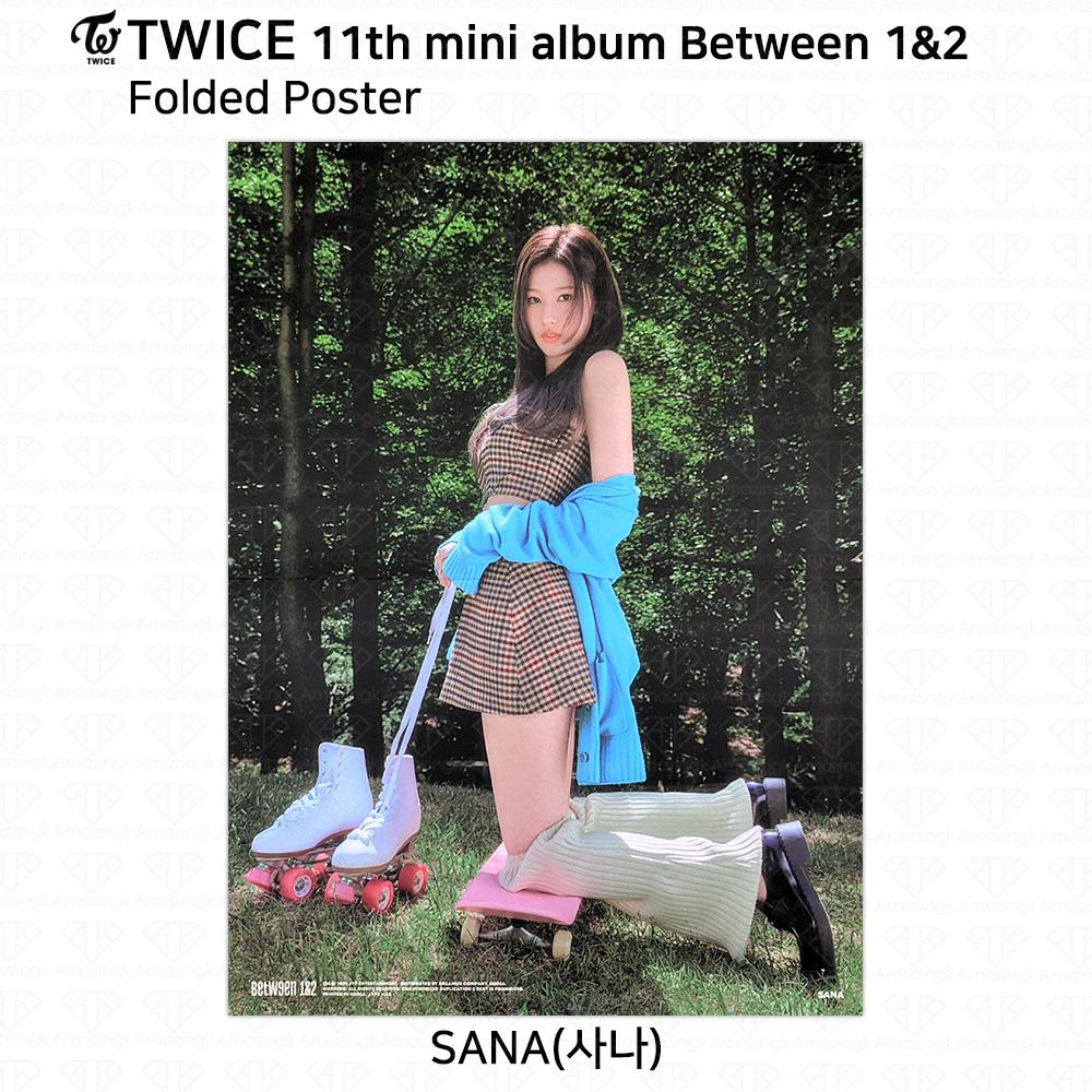 Twice 11-й мини-альбом между 1 и 2 Sana, фотокарточка, открытка, наклейка Polaroid POB