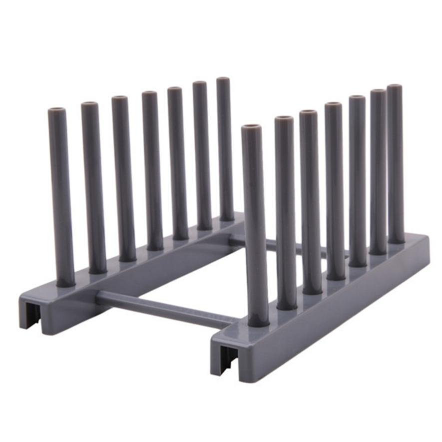 Бытовые пластиковые сушилки для посуды Кухонные принадлежности Хранение Сушилки Съемные поддоны для хранения Подставки для крышек