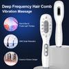 Electric Scalp Massage Comb Red Blue LED Light Therapy EMS Vibration Massage Brush Anti-Hair Loss Medicine Scalp Oil Applicator