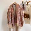 Autumn and Winter New Core-spun Yarn Scarf Women's Versatile Thickened Tassel Travel Shawl Warm Imitation Cashmere Scarf