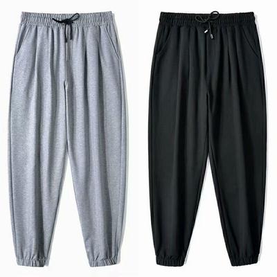 Летние тонкие брюки для мужчин, свободные повседневные брюки для мужчин, весенние и осенние стили, спортивные брюки больших размеров, облегающие брюки