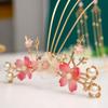 Tassel Pink Headwear Hair Crown Children's Hair Fork Ancient Hair Stick Chinese Style Headdress
