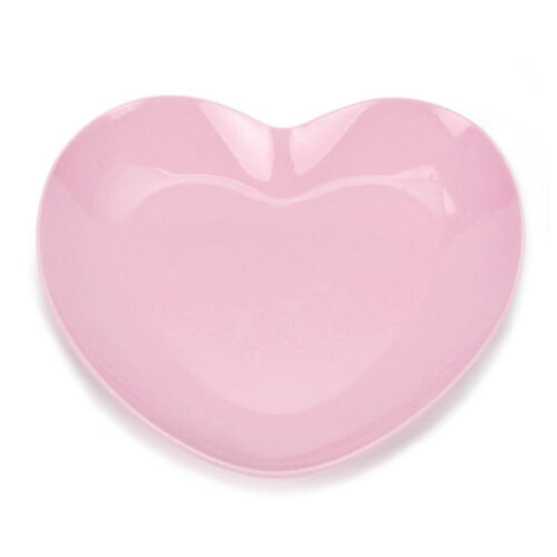 Поднос из нержавеющей стали в форме сердца для хранения украшений и нейл-арта