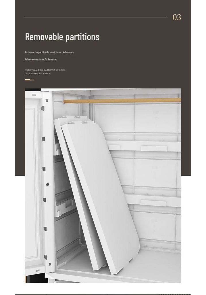Multi-Layer Drawer Storage Cabinet for Baby Room and Bedroom