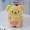 Adorable Butter Bear Plush Keychain Soft Cute Teddy Bear Bag Charm Keyring