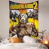 Игровой BORDERLANDS Напечатанный Большой Настенный Гобелен Настенное Украшение Домашний Декор Покрывало