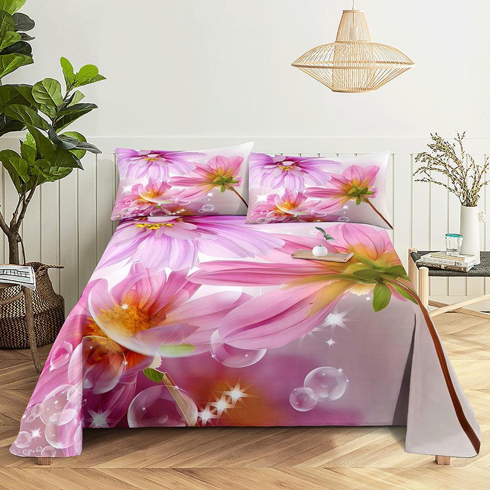 Мягкие простыни с высокой эстетической ценностью, подходящие для всех сезонов, простыни для двуспальной кровати, наволочки